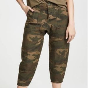 Blank NYC Linen Blend Cropped Pants Sz 25
